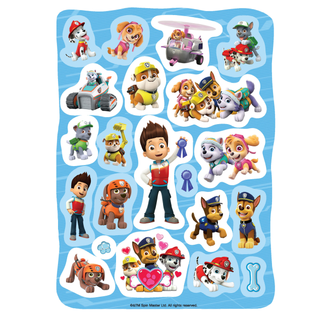 Набори для творчості - Набір Перо PAW Patrol 100 наклейок фіолетовий (121566)#3