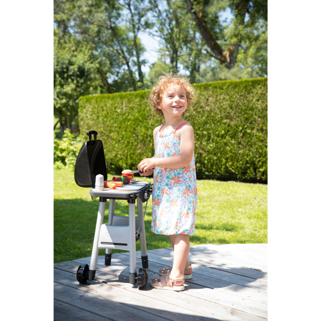 Наборы профессий - Игровой набор Smoby Барбекю гриль на колесах (312001)#3