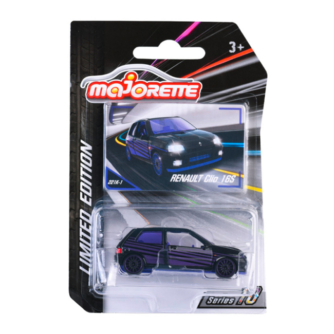 Автомоделі - Автомодель Majorette Яскравий слід Renault Clio 16S (2054034/1)#2