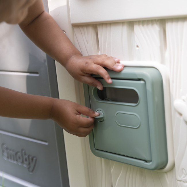 Ігрові комплекси, гойдалки, гірки - Ігровий будинок Smoby Green Друзі Ево (810205)#4