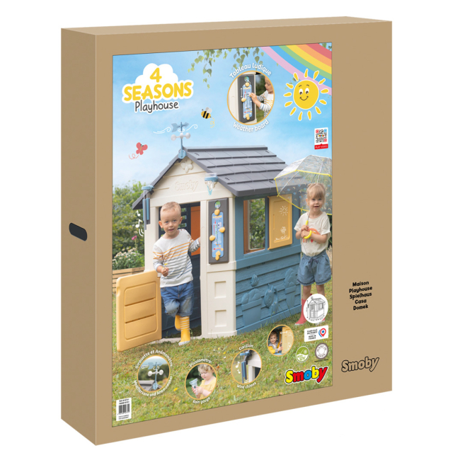 Игровые комплексы, качели, горки - Игровой дом Smoby Четыре сезона (810731)#2