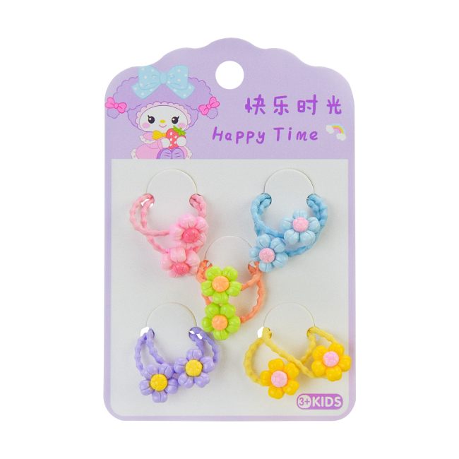 Бижутерия и аксессуары - Набор резинок для волос Shantou Jinxing в ассортименте (CEL-2403)#2