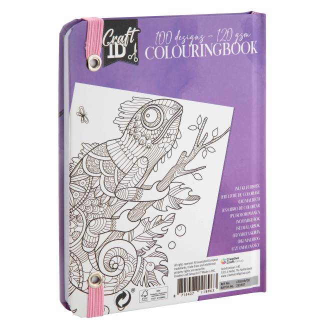 Товари для малювання - Розмальовка Grafix Хамелеон (CR5019/GE_2)#2