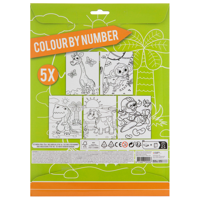 Товары для рисования - Раскраска Grafix Зоопарк (150075_1)#2