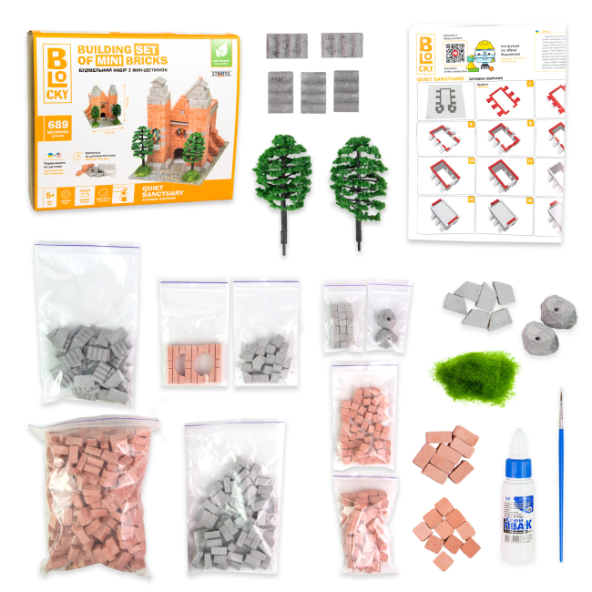 Конструкторы с уникальными деталями - ​Конструктор Strateg Blocky Уютная святыня (31010)#2