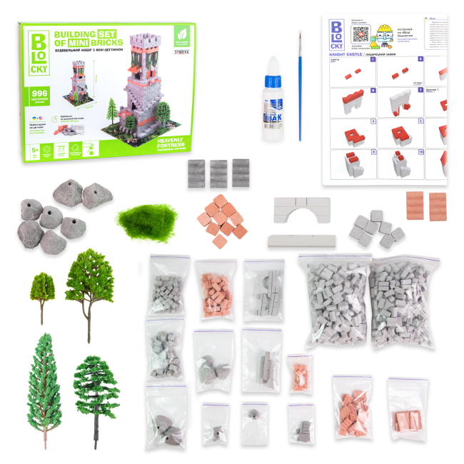 Конструкторы с уникальными деталями - ​Конструктор Strateg Blocky Поднебесная крепость (31004)#2
