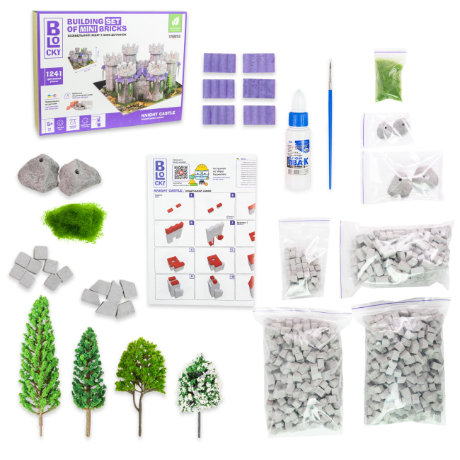 Конструкторы с уникальными деталями - ​Конструктор Strateg Blocky Рыцарский замок (31005)#2