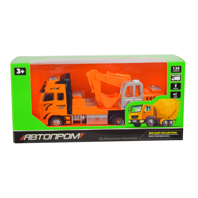 Транспорт і спецтехніка - Вантажівка Автопром інерційна 1:38 (AP7512C)#4
