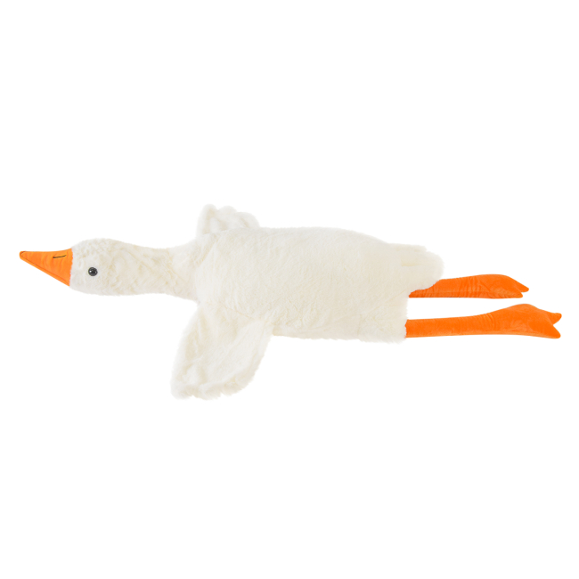 Мягкие животные - Мягкая игрушка Shantou Jinxing Гусь с пледом 120 см (L1226)#2