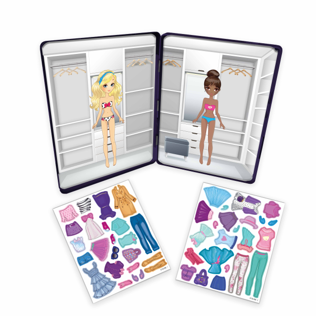 Настольные игры - Настольная игра Magnetic creations Одень Коко (23026)#2