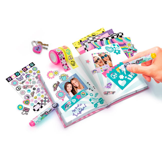 Набори для творчості - Набір для творчості Canal Toys DIY Style 4 Ever Cкрапбукінг Щоденник для таємниць (OFG298)#3