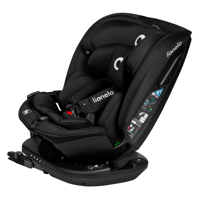 Автокрісла й аксесуари - Автокрісло Lionelo Bastiaan RWF i-Size Black carbon (5903771705110)#5