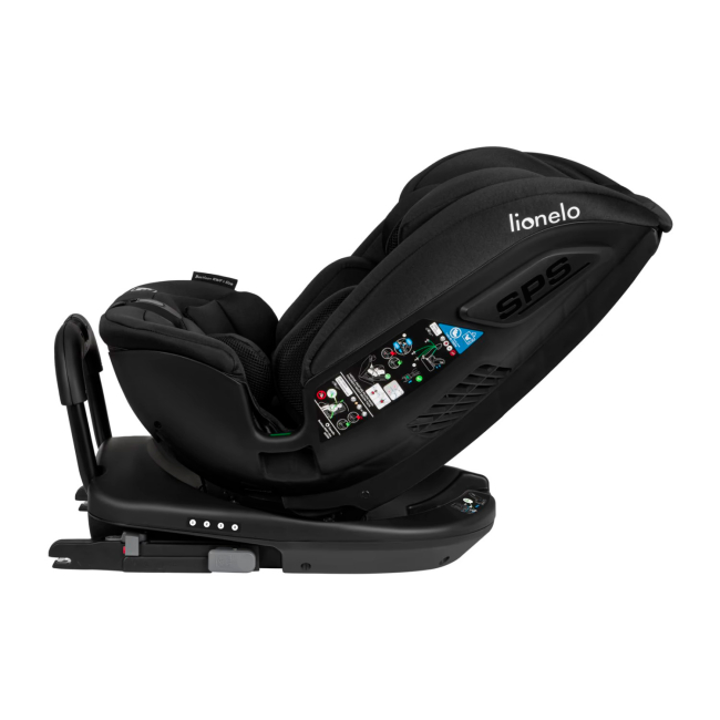 Автокрісла й аксесуари - Автокрісло Lionelo Bastiaan RWF i-Size Black carbon (5903771705110)#7