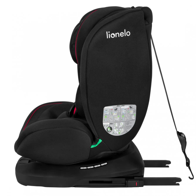Автокресла и аксессуары - Автокресло Lionelo Bastiaan i-Size Black red (5903771705530)#7