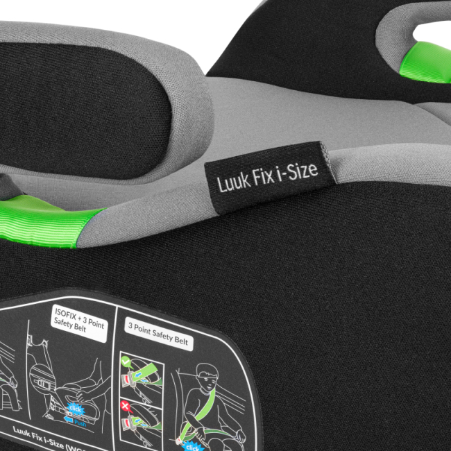 Автокрісла й аксесуари - Автокрісло Lionelo Luuk Fix I-size Grey stone (5903771705257)#4