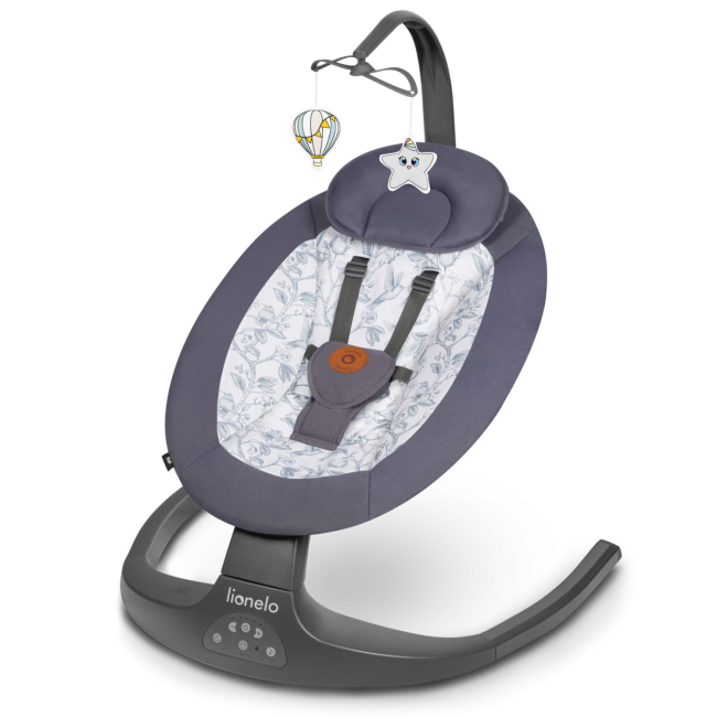 Кресла-качалки - Кресло-качалка Lionelo Ralf Grey white (5903771704625)#2