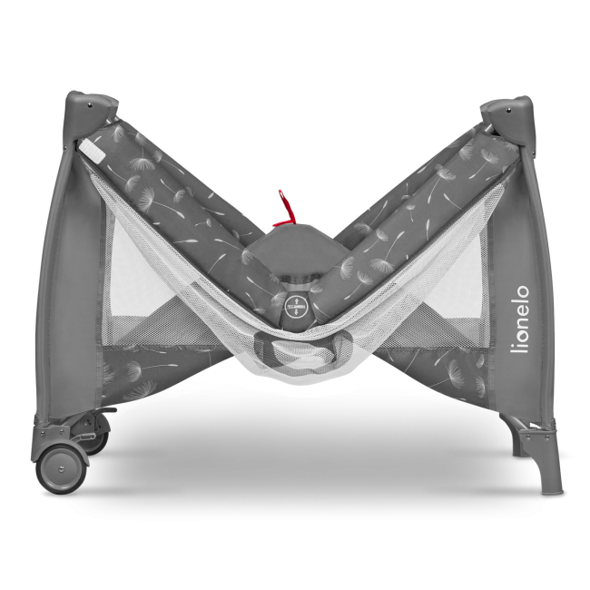 Манежі - Ліжко-манеж Lionelo Sven Plus Grey concrete (5903771705561)#4