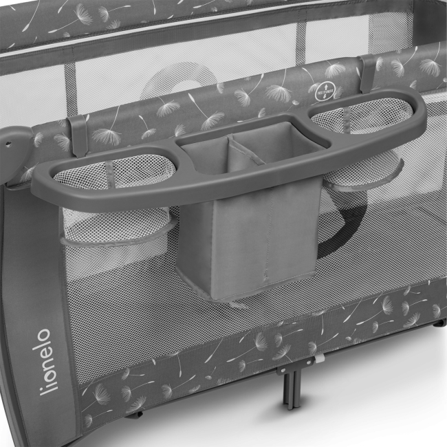 Манежі - Ліжко-манеж Lionelo Sven Plus Grey concrete (5903771705561)#5