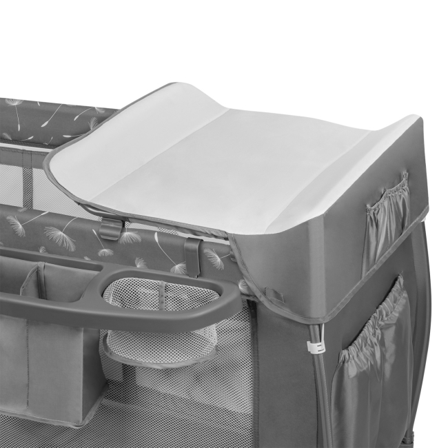 Манежі - Ліжко-манеж Lionelo Sven Plus Grey concrete (5903771705561)#7