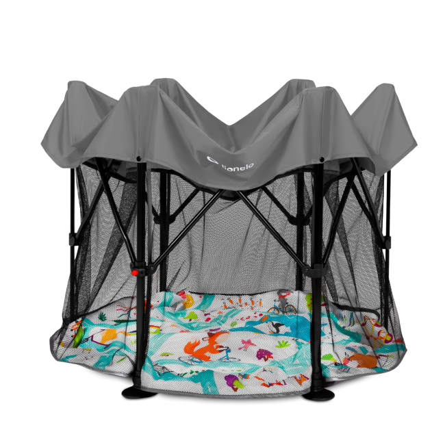 Манежи - Манеж Lionelo Roel Grey Multicolor (5903771704366)#2