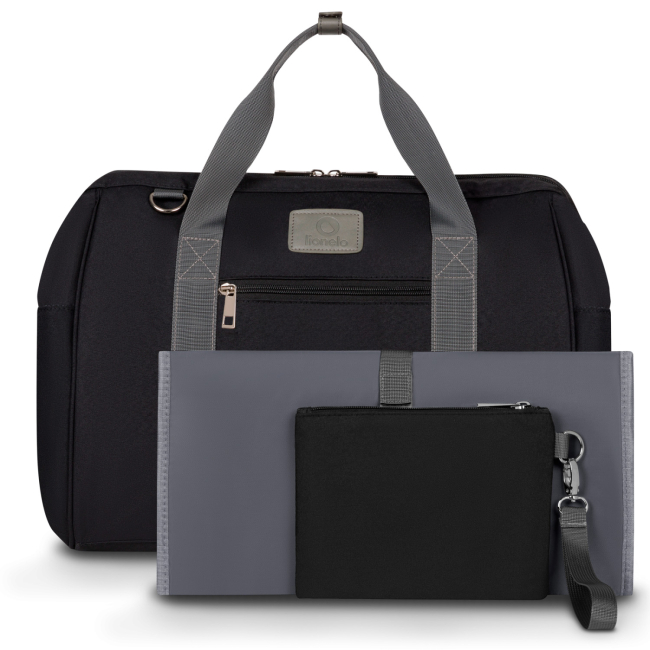 Товари для догляду - Сумка для мам Lionelo Ida Black onyx (5903771705820)#4