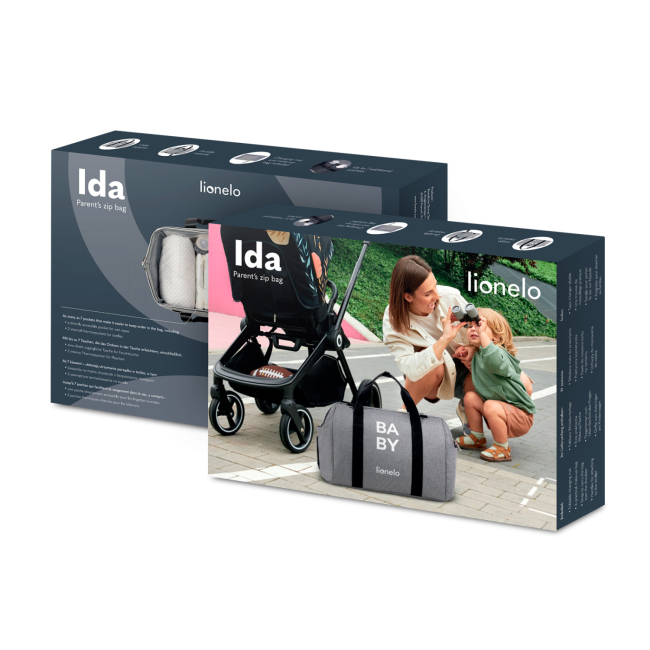 Товари для догляду - Сумка для мам Lionelo Ida Black onyx (5903771705820)#7