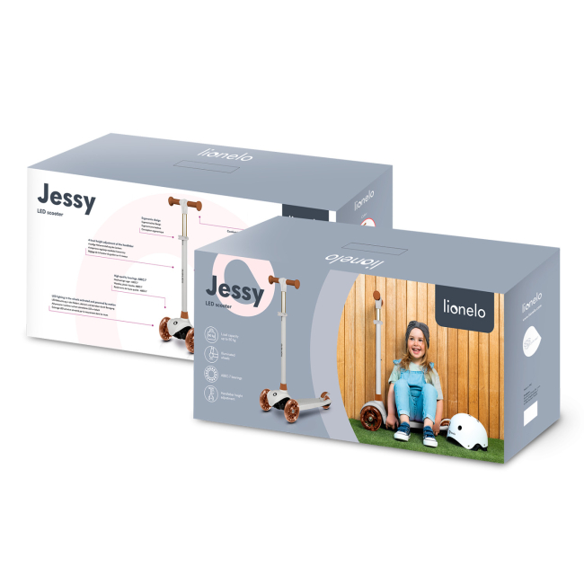 Самокаты - Самокат Lionelo Jessy Grey brown (5903771705646)#4