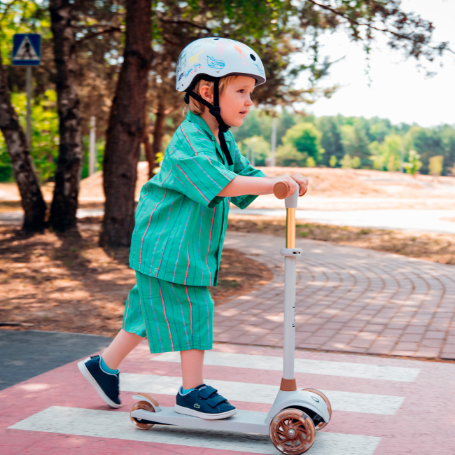 Самокаты - Самокат Lionelo Jessy Grey brown (5903771705646)#5