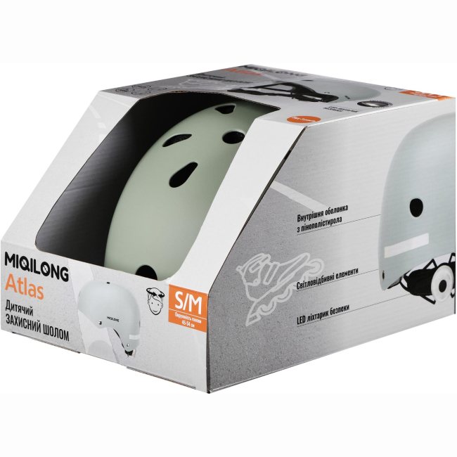 Захисне спорядження - Захисний шолом Miqilong Atlas оливковий 45-54 см (ATLAS-M-OLIVE)#7