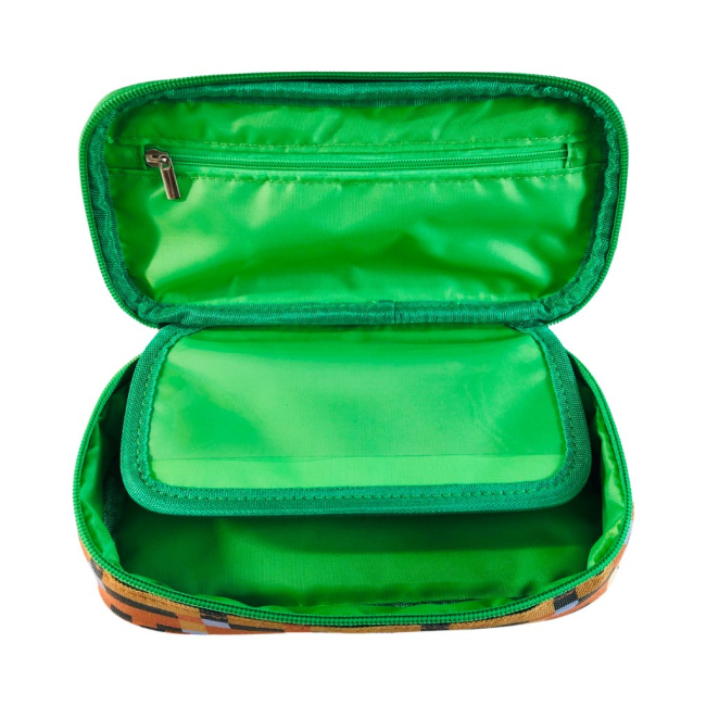 Пеналы и кошельки - Пенал Pixie Crew Minecraft с пикселями зелено-коричневый (PXA-14-83)#3