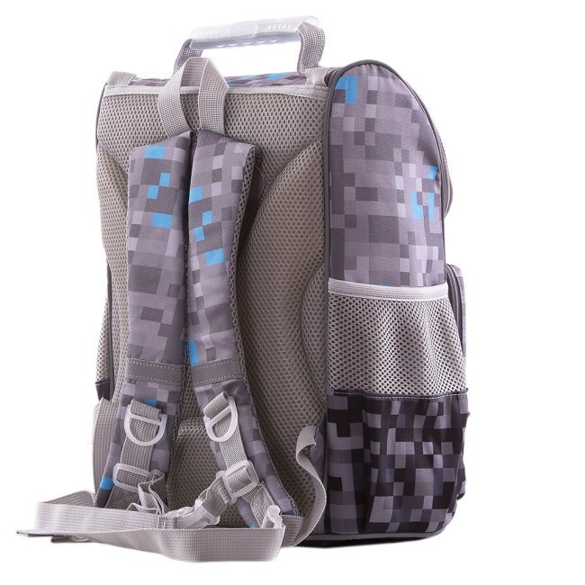 Рюкзаки и сумки - Рюкзак Pixie Crew Minecraft с пикселями серый (PXB-22-68)#2