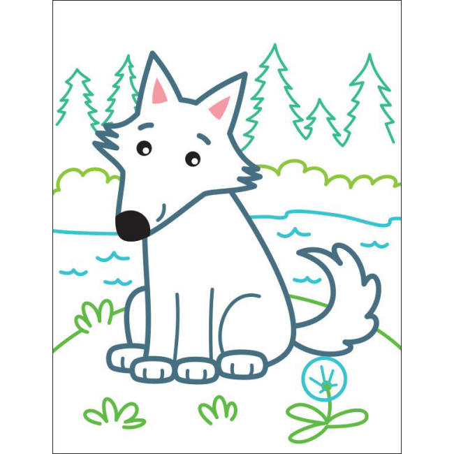 Товари для малювання - Кольорові зафарбовки Ranok Лисичка (АРТ18702У)#2