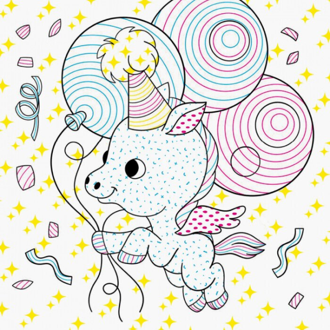 Товари для малювання - Водяні розмальовки Ranok Єдинороги (N1377002У)#2