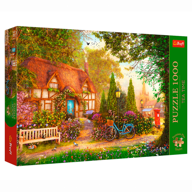 Пазлы - Пазл Trefl Premium Plus Соломенный коттедж 1000 элементов (10803)#2