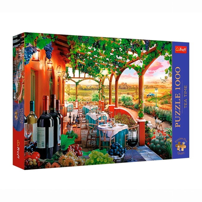 Пазлы - Пазл Trefl Premium Plus Итальянский виноградник 1000 элементов (10807)#2
