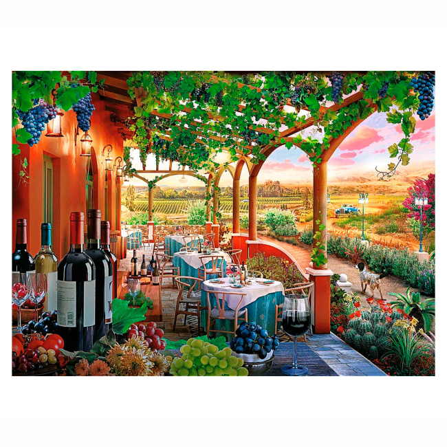 Пазлы - Пазл Trefl Premium Plus Итальянский виноградник 1000 элементов (10807)#3
