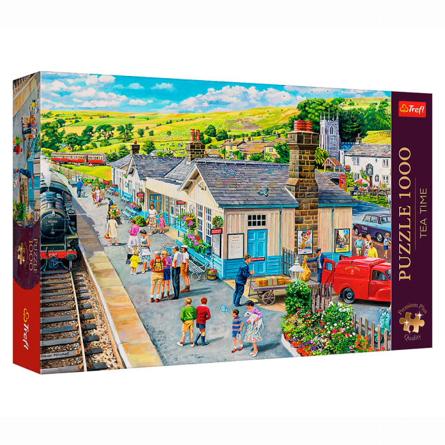 Пазлы - Пазл Trefl Premium Plus Станция 1000 элементов (10810)#2