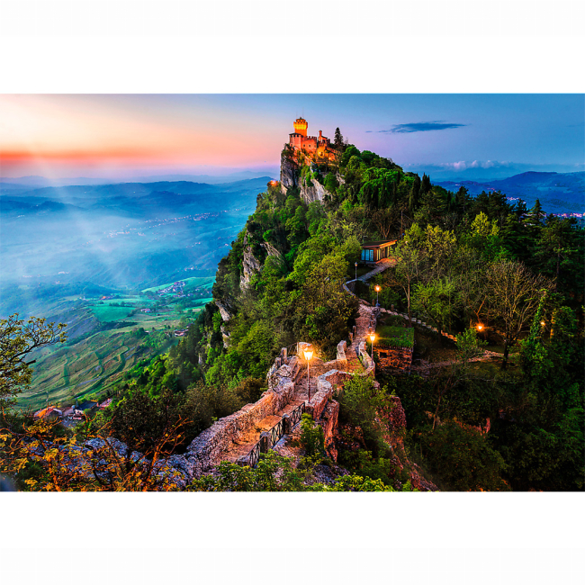 Пазли - Пазл Trefl Premium Plus Вежа Честа Сан Марино 1000 елементів (10822)#3