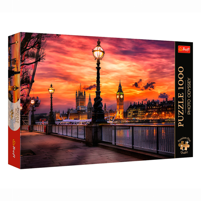 Пазлы - Пазл Trefl Premium Plus Биг-Бен Лондон 1000 элементов (10827)#2
