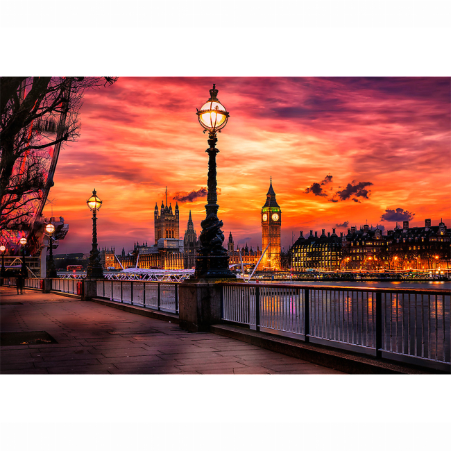 Пазлы - Пазл Trefl Premium Plus Биг-Бен Лондон 1000 элементов (10827)#3