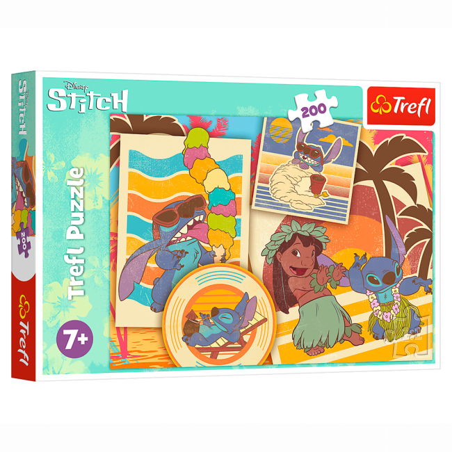 Пазли - Пазл Trefl Музичний світ Ліло та Стіч 200 елементів (13304)#2