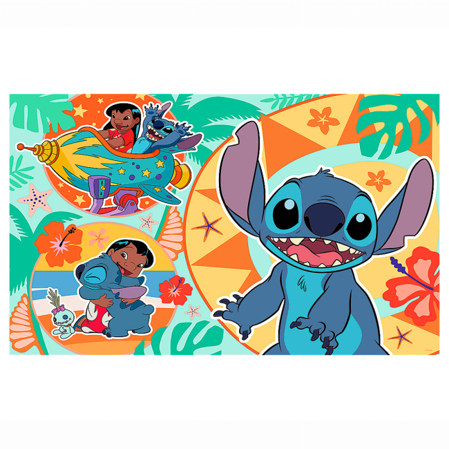 Пазлы - Пазл Trefl Махи День рождения Лило и Стич 24 элемента (14365)#3
