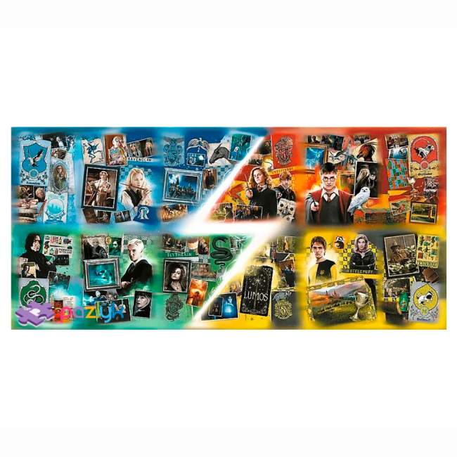 Пазлы - Пазл Trefl UFT - Факультеты Хогвартса 9000 элементов (81023)#2