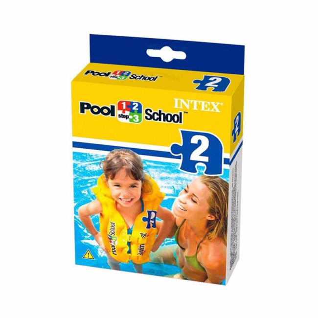 Для пляжа и плавания - Жилет Intex желтый (58660)#4