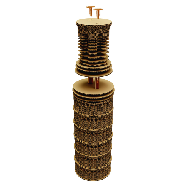 3D-пазли - 3D пазл Cartonic Leaning tower of Pisa (CARTPISA)#3