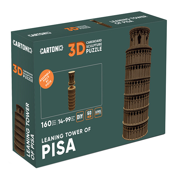 3D-пазли - 3D пазл Cartonic Leaning tower of Pisa (CARTPISA)#4