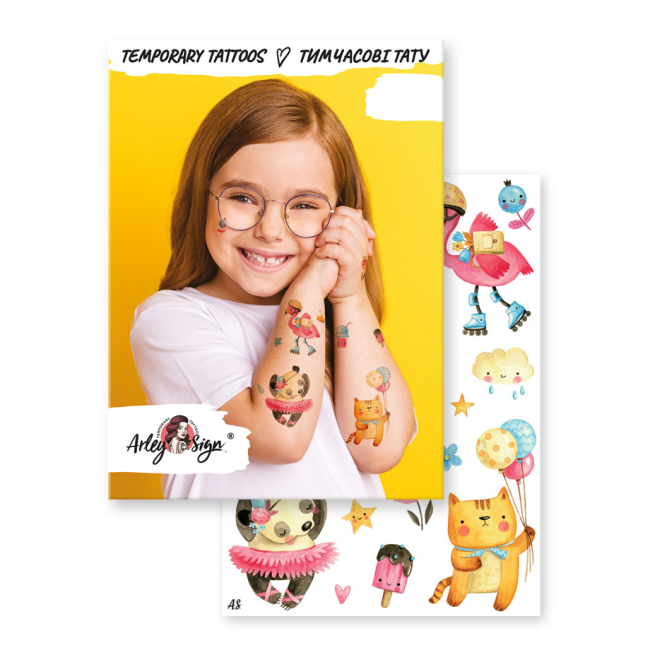 Косметика - Набор татуировки для тела Arley Sign Лучшие друзья (1302)#2