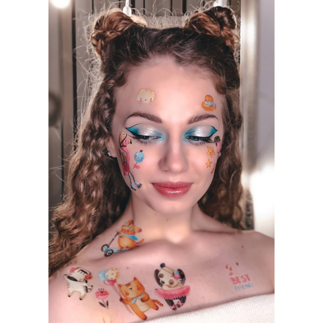 Косметика - Набор татуировки для тела Arley Sign Лучшие друзья (1302)#3