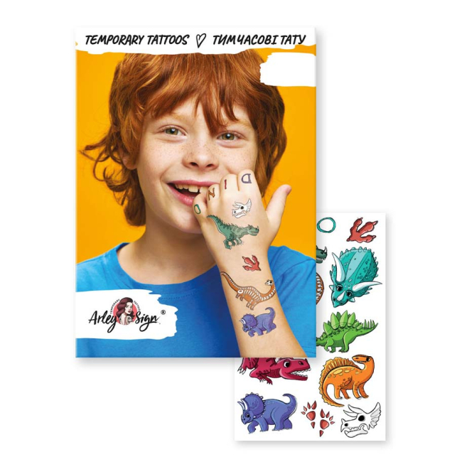 Косметика - Набор тату для тела Arley Sign Динозавры (1303)#2