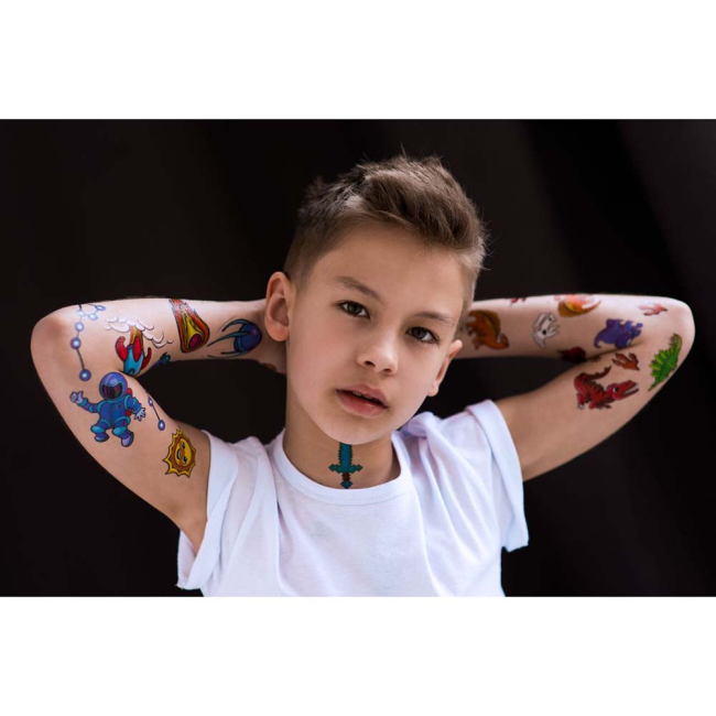 Косметика - Набор тату для тела Arley Sign Динозавры (1303)#5